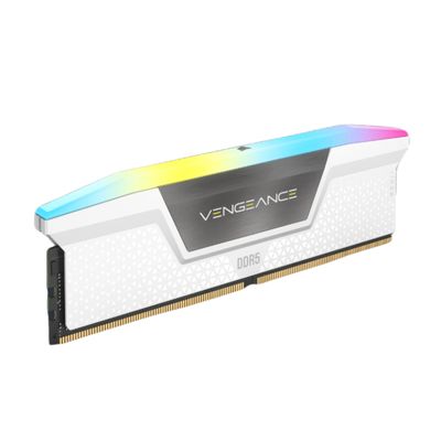 CORSAIR Vengeance RGB DDR5 RAM (32GB, White)